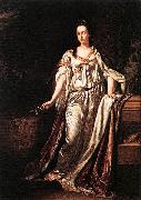 Adriaen van der werff Portrait of Anna Maria Luisa de Medici, Electress Palatine oil painting reproduction
